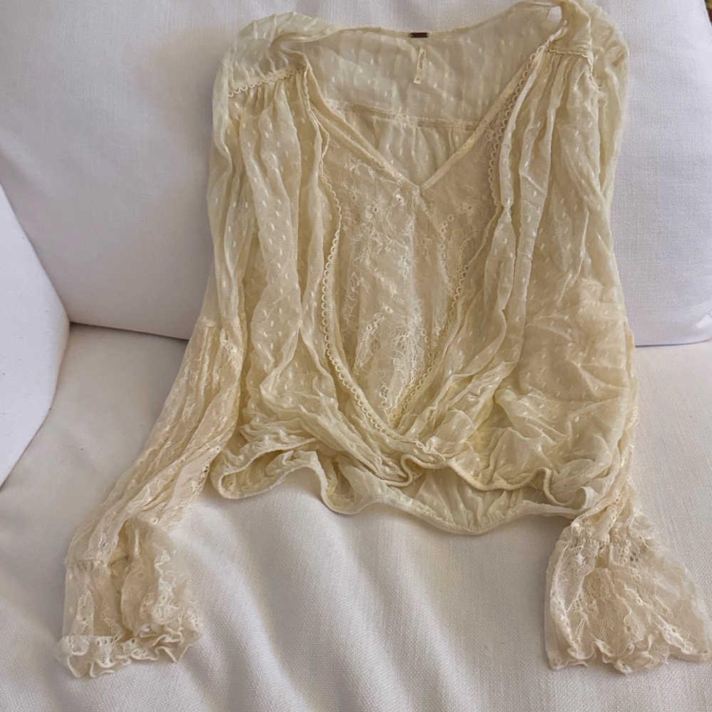 Free People gorgeous lace top